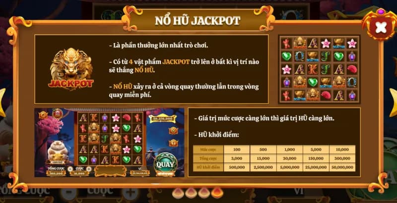 Hũ jackpot mèo tài lộc FAN VIP 